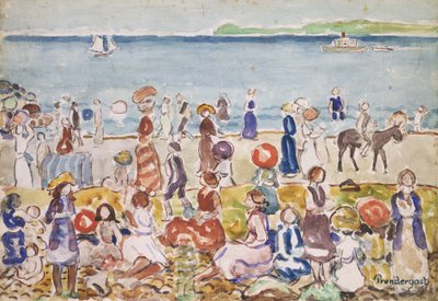 Revere Beach No. 2 - Maurice Brazil Prendergast